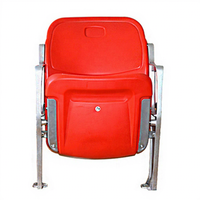 2024 Offre Spéciale prix usine produits de sport stade meilleurs sièges chaise en plastique pliable avec garantie