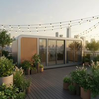 Conteneurs de bureau modulaires préfabriqués certifiés CE de grande taille, conteneurs de sécurité portables, maisons conteneurs