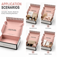Boîte d'expédition en carton ondulé à double paroi personnalisée en gros avec logo pour l'e-commerce