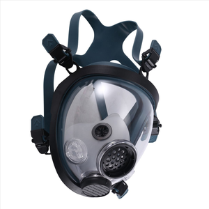 Full-<b>Face</b> Reusable Chemical Protective Respirator Replaceable Filters Two-Way Filter Mount Adjustable Nose Clip Eco-Friendly - Product Image 3