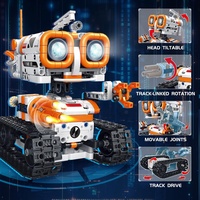 560 pièces de blocs de construction robotiques STEM DIY, jouets modèles 3 en 1, robot programmable à double mode (APP et télécommande), kits de construction de briques robotiques