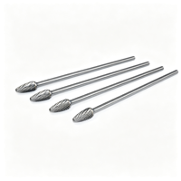 Fraise rotative en carbure à tige extra longue de 3 mm et 6 mm pour le meulage et le polissage de trous profonds – Approvisionnement direct usine