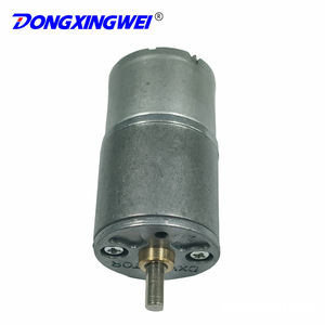 Motor de CC en miniatura Dongxingwei de 32 mm con montaje de brida, imán permanente y escobillas para equipos de automatización - Product Image 4