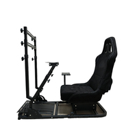 Fauteuil de Jeu de Course Filaire pour Usage Domestique avec Support de Siège de Voiture Ludique pour Accessoires de Simulation de Jeu d'Arcade Support Logitech G29