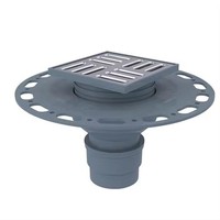 Base de douche étanche en XPS avec drain linéaire en acier inoxydable, installation facile et DIY