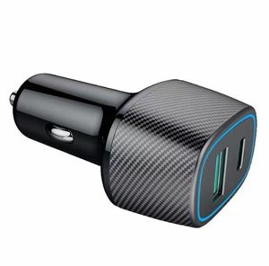 Cargador de Coche Rápido USB C de Doble Puerto PD20W QC3.0 para <span class=keywords><strong>iPhone</strong></span> 15, Samsung Galaxy, Teléfonos Android, <span class=keywords><strong>Cable</strong></span> de Carga, Adaptador, Listo para Enviar - Product Image 6