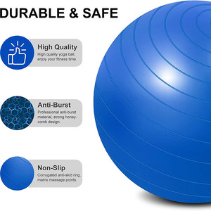 <span class=keywords><strong>Pelota</strong></span> de Equilibrio de Yoga Antideslizante de PVC, Antiexplosión, Estable, <span class=keywords><strong>para</strong></span> Gimnasia y Ejercicio, 55 cm, <span class=keywords><strong>Precio</strong></span> de Fábrica - Product Image 5