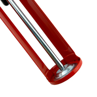 Pistola de calafateo manual de medio barril con marco de acero al carbono y diseño de gatillo que ahorra esfuerzo para aplicación de selladores y adhesivos en construcción