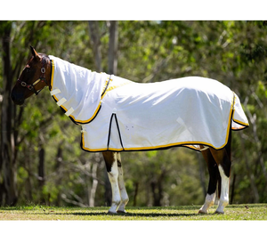 Mesh Lined Horse Summer Sheets Offering Cooling Airflow Sun Protection And Relief From Biting Insects Outdoors - Product Image 4