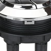 Venta directa de fábrica universal Accesorios de baño Botón pulsador 58mm Cisterna de doble prensa Botón redondo para inodoro