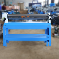 Machine à cintrer manuelle à 3 rouleaux avec engrenage pour le travail des tôles en PVC, aluminium et acier au carbone
