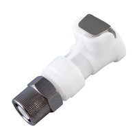 Coupez le connecteur/couplage à déconnexion rapide pour tube en PVC souple ou tube en TPU pour transférer l'eau/l'air