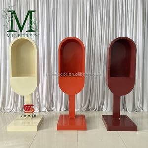 Di alta qualità in metallo moderno cabina telefonica sfondo per le feste di matrimonio all'aperto popolare Guest Book decorazione - Product Image 2