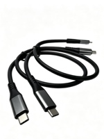 Cable USB 3.2 Gen 2x2 Tipo-C de 20 Gbps, Transferencia de Datos de Ultra Alta Velocidad, Base de Conexión para SSD Externo, PVC, Uso en Computadora