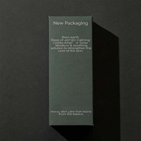Boîte en papier recyclable à faible quantité minimale de commande, logo personnalisé en relief, boîte en carton vert spécial, emballage cosmétique