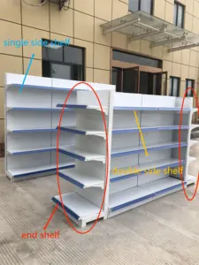 Retail Store Rack Supermarket Shelf Gondola Shelving/Gondola Shelf Store Metal Display Rack Supermarket Equipment