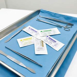 ไหมเย็บแผลทางการแพทย์ โพลีกลาคติน 910 ไหมเย็บแผลผ่าตัด ไหมโพลีโพรพิลีน ไหมไหมธรรมดา ไหมแคทกัต ไหมไนลอน ไหมแคทกัตโครมิก - Product Image 1