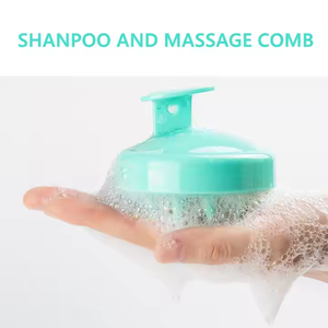 Biểu Tượng Tùy Chỉnh Bán Buôn Mềm Da Đầu Bàn Chải Da Đầu Massager Xách Tay Tóc Dầu Gội Đầu Lược Cho Nhà Hoặc Salon Sử Dụng Bền Vent Tính Năng - Product Image 4