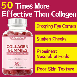 Gomitas de Colágeno Hidrolizado con Vitamina C, Biotina y Ácido Hialurónico, Suplemento de Belleza para Cabello, Piel y <span class=keywords><strong>Uñas</strong></span>, Fórmula sin Azúcar con Pectina - Product Image 2