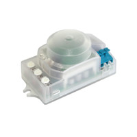 PDLUX PD-MV1005-B Système HF 360 degrés avec télécommande, interrupteur à capteur micro-ondes transparent, détecteur de mouvement avec télécommande