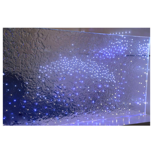 Vidrio fotoeléctrico LED con cubierta superior Vidrio fundido en caliente fundido <span class=keywords><strong>Base</strong></span> laminada Sustrato de vidrio reflectante tintado transparente - Product Image 5
