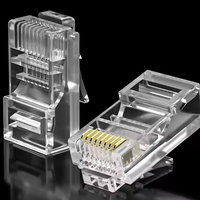 Connecteur réseau RJ45 UTP Cat5e/Cat6/Cat7 résistant à l'usure pour l'interconnexion des dispositifs PLC industriels