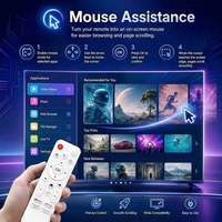 H96Max 3518D Android TV Stick 4K RK3518 Android 14 2 Go de RAM avec 16 Go de ROM WiFi 6 Lecteur multimédia intelligent avec télécommande vocale
