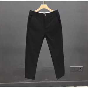 Salopette Vintage in Cotone da Uomo Autunno Inverno, <span class=keywords><strong>Pantaloni</strong></span> Dritti Leggeri Casual Larghi per Esterni, Taglie Grandi, Stile Business - Product Image 3