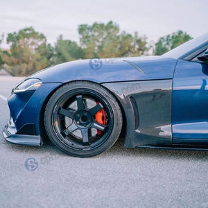 Aile avant de voiture noire personnalisée en fibre de carbone véritable pour Toyota GR <span class=keywords><strong>Supra</strong></span> <span class=keywords><strong>MK5</strong></span> A90 A91 Kit de carrosserie de mise à niveau - Product Image 6