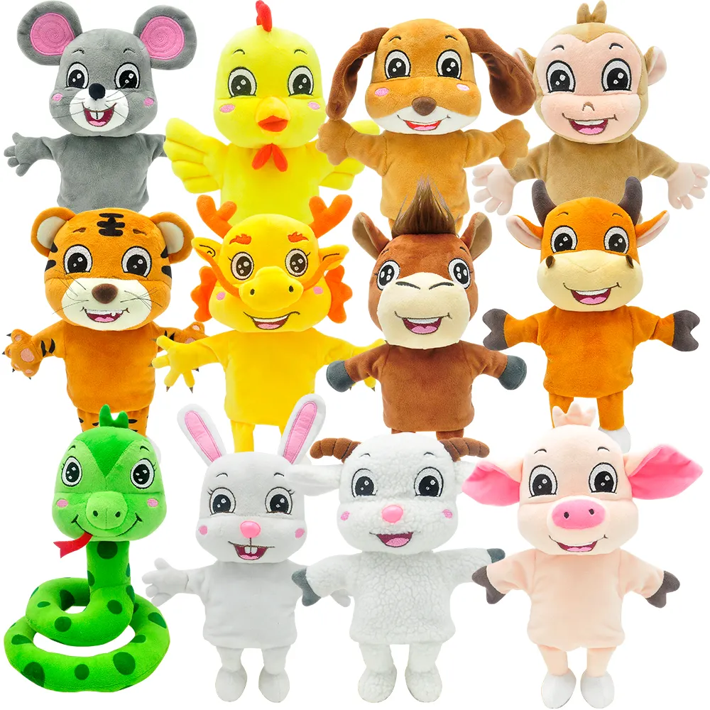 Fun Hand Puppet Series for Role-Playing Educational Zodiac Toys