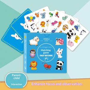Juego de Cartas de Memoria Educativo para Niños, Juego de Mesa Interactivo para Padres e Hijos, Juego de Pensamiento y Entrenamiento Cognitivo - Product Image 2