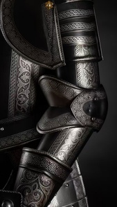 200cm Cuerpo completo Templario Armadura Caballero Medieval Guerrero Traje con escudo - Product Image 2