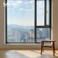 Ventana Abatible Versátil con Mecanismo de Ventilación, Ventana de PVC con Malla de Acero Inoxidable, Uso en Apartamentos Modernos, SAYYAS/windows DC88