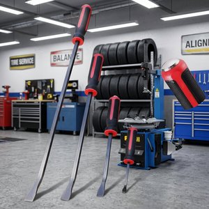 Juego de 4 palas de rescate de acero al cromo vanadio de 8-24 pulgadas, de alta resistencia, para construcción y reparación automotriz - Product Image 2