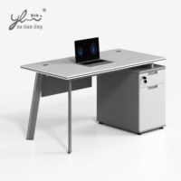 Ensemble table et chaise de bureau, table de travail pour bureau à domicile, ordinateur, bureau de lecture à domicile, table de bureau simple