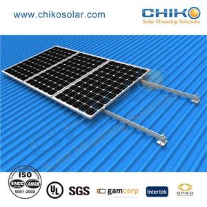 Aluminium profiel zonnepaneel stellingsysteem met klem voor trapezium plaatwerk dak - Product Image 5