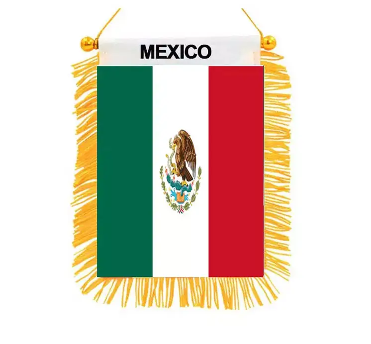 2023 Meksiko Bahama ukuran kustom bendera gantung jendela kampanye semua negara bendera Mini panji spanduk Mini