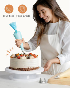 <b>Cake</b> <b>Decorating</b> Kit with Turntable Baking <b>Supplies</b> for Beginner Pros Essential Baking Tools - Product Image 3