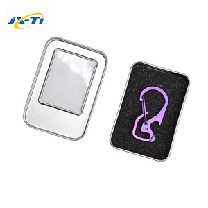 Mosquetón de aluminio con cierre de resorte, juego de clips pequeños para llavero, <span class=keywords><strong>mini</strong></span> ganchos de bloqueo para camping, eslabón de resorte JXT SK1026 - Product Image 3
