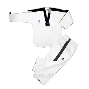 Woosung высокое качество супермастер форма Дэн добок ТКД униформа для таэквондо