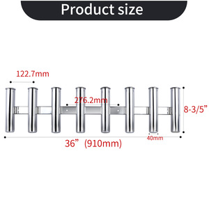 Soporte para Cañas de Pescar de Acero Inoxidable 304, Soporte para Cañas de Pescar para Barcos, Accesorios Marinos - Product Image 4