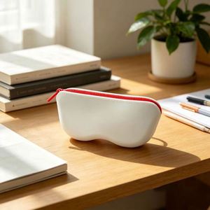 Étui à lunettes de soleil en silicone, étanche, anti-poussière, multicolores, haute qualité pour les voyages, logo personnalisé - Sac de rangement portable souple - Product Image 1