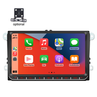 Sistema de Navegación GPS 2DIN, Carplay Inalámbrico, Android Auto, Pantalla Táctil de 9 Pulgadas, Radio para Auto, Estéreo Android para Auto, vw