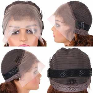 Wholesale 13x4 HD Brazilian Hair Glueless Frontal <b>Wig</b> Bouncy Loose Wave Pre-Plucked 300% Density Highlight <b>Wigs</b> for Black Women - Product Image 6