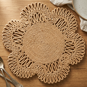 Handwoven Natural Jute Braided Area <b>Rug</b> Modern Style Low <b>Pile</b> Non Slip Washable Bohemian Pattern Medium <b>Thickness</b> for Home - Product Image 4