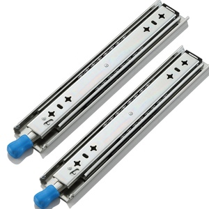 Yabely 32 inch dài 227kg tải khóa Telescopic 3-Fold Ball bearing Ngăn kéo trượt đường sắt correderas telescopicas - Product Image 1