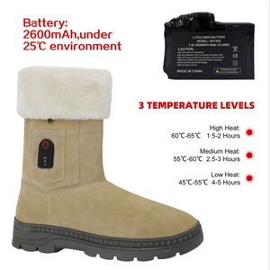 Dr.Warm Heated Shoes Winter Rechargeable Battery Electric Heated <strong>Boots</strong> Warming for Hunting <strong>Snow</strong> - Product Image 4