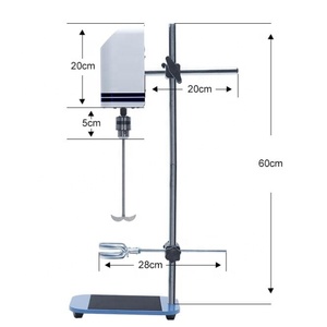 เครื่องผสมสารขนาดเล็กในห้องปฏิบัติการ 2 ลิตร พร้อมก้านกวน - Product Image 3