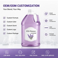 Poudre acrylique à marque privée OEM, séchage rapide, moyen ou lent, 1000 ml (gallon), monomère liquide acrylique MMA EMA violet pour ongles