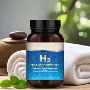 Compresse di Idrogeno Molecolare H2 ad Alta Concentrazione OEM ODM, Si Dissolvono Rapidamente, Integratore Naturale per la Salute del Cervello degli Adulti - Product Image 2